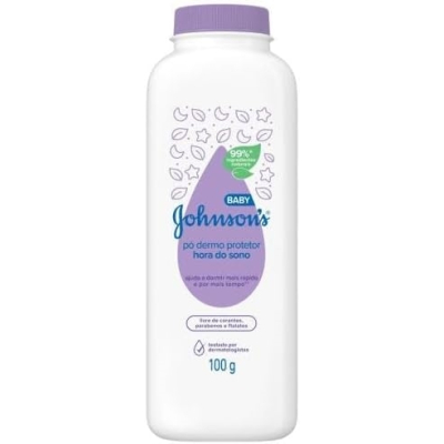Talco Dermo Protetor Johnson's Baby Hora do Sono 100g
