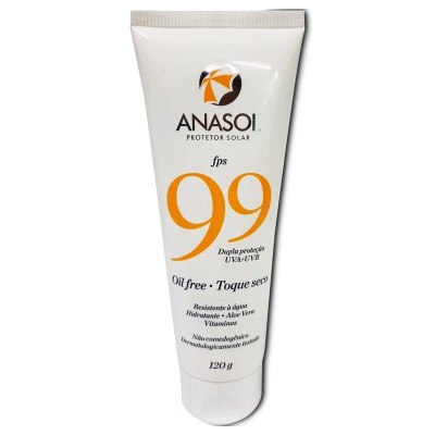 Protetor Solar Facial Masculino FPS 60 8 em 1 - Anasol 60gf