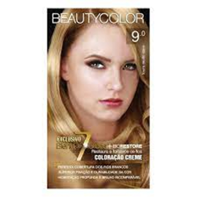 Tinta Beauty Color 9.0 Louro Muito Claro