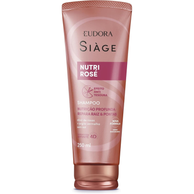 Shampoo Eudora Siàge Nutri Rosé 250ml