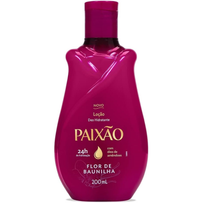 Loção Corporal Deo Hidratante Paixão Flor de Baunilha 200ml