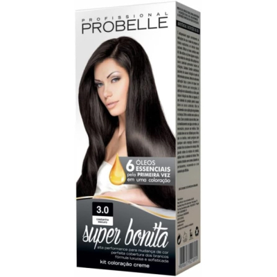 Coloração Probelle Super Bonita Castanho Escuro 3.0