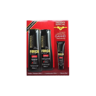 Kit promocional forca, shamp/cond e mascara