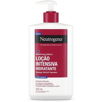 Hidratante Corporal Neutrogena Norwegian Formula Loção Intensiva com Fragrância 400ml