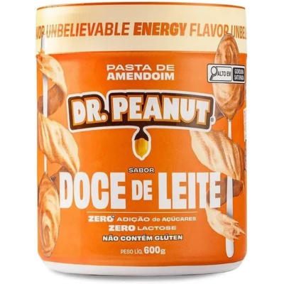 Pasta de Amendoim (600G) - Sabor: Doce de Leite - Dr. Peanut