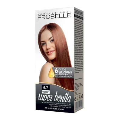 Coloração Probelle Super Bonita Louro Escuro Marrom 6.7