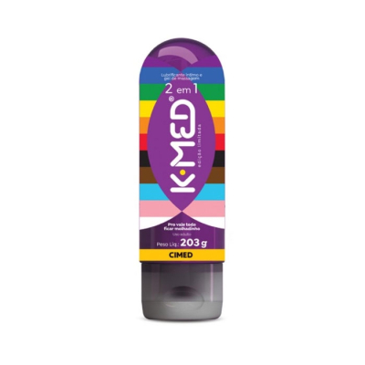 Lubrificante Íntimo K-Med 2 Em 1 Lgbt+ 203G