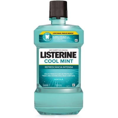 Antisséptico Bucal Listerine Cool Mint Refrescância Intensa 1L