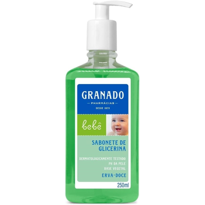 Sabonete Líquido de Glicerina Granado Bebê Erva-Doce com 250ml