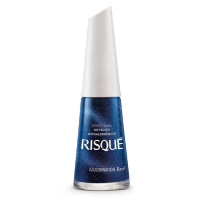 Esmalte Risque Metal Azulcrination 8mL