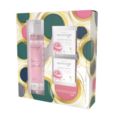 Kit Giovanna Baby Classic Body Splash 260ml+2 Sabonetes 90g