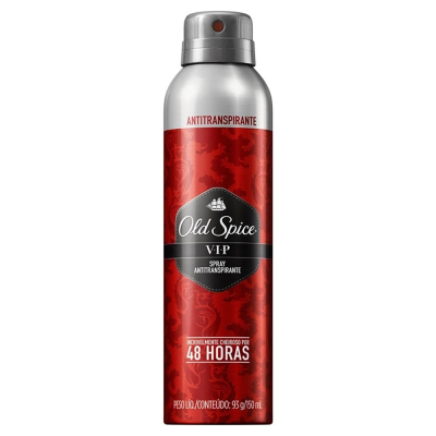 Desodorante Antitranspirante Aerosol Spray Old VIP Masculino 72h 150ml