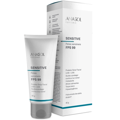 Protetor Solar Facial Sensitive FPS 99 40g - Anasol