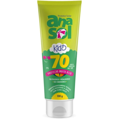 Protetor Solar Kids FPS 70 - Anasol 100g