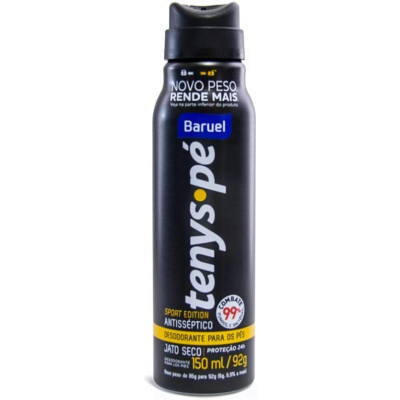 Desodorante para os pés Tenys Pé Jato Seco Sport Edition com 150ml