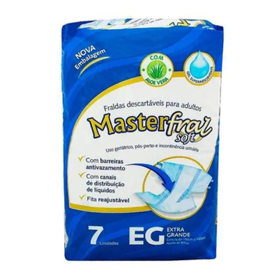Fralda Geriátrica Mastersoft EG Com 07 unidades