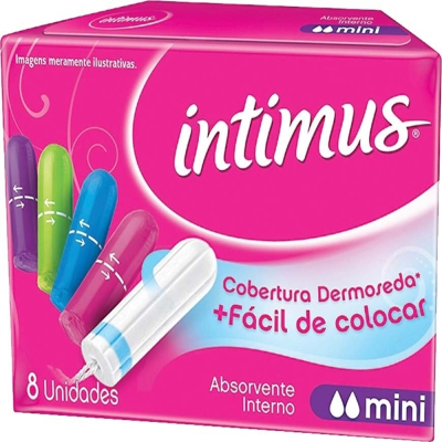 Absorvente Interno Intimus Discreto Mini 8 unidades