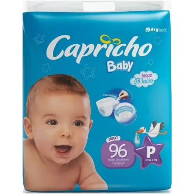 Fralda Infantil Capricho Baby XXG Com 54 Unidade