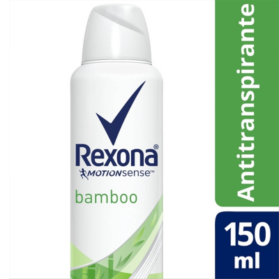 Desodorante Antitranspirante Aerosol Rexona Bamboo Feminino 72h 150ml