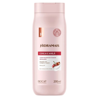 Loção Hidratante Cereja e Avelã 200ml | Nutrição e Perfume
