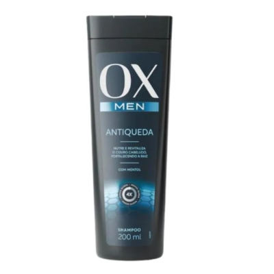 Shampoo Antiqueda OX Cosméticos Men Frasco 200ml