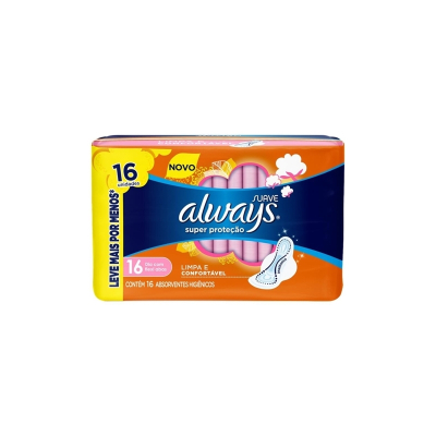 Absorvente Always Suave P Com Abas 10 Unidades Always
