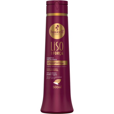 Shampoo Haskell Liso Com Força 500ml