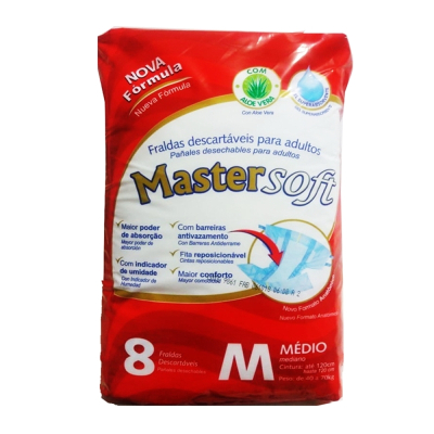 Fralda Geriátrica Masterfral M 8 Unidades