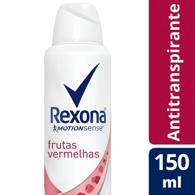 Desodorante Antitranspirante Aerosol Rexona Frutas Vermelhas Feminino 72h 150ml
