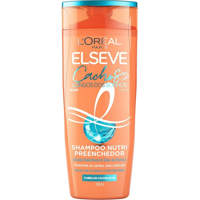Shampoo L'Oréal Paris Elseve Cachos Longos dos Sonhos Nutri Preenchedor 200ml